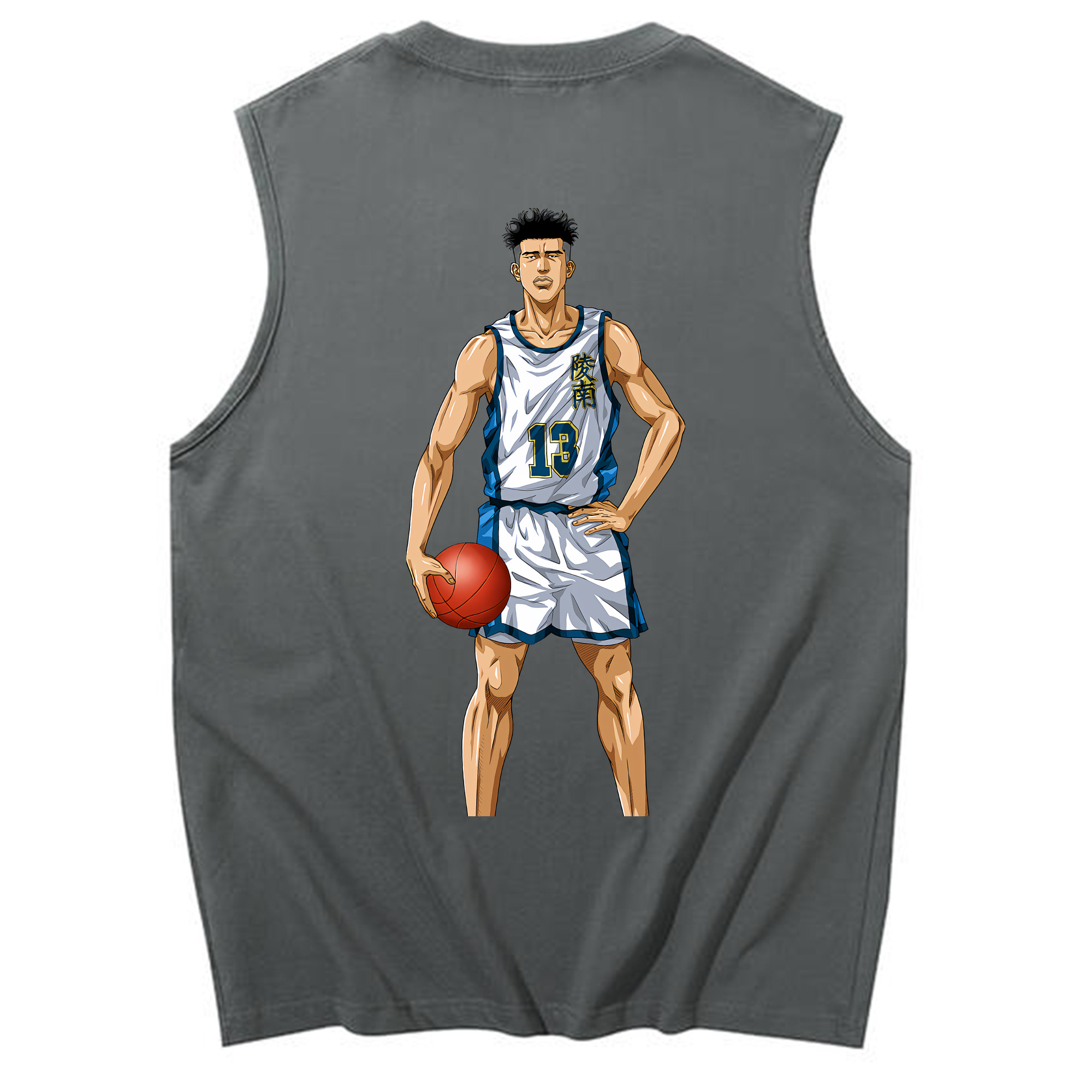 （画像用） SLAM DUNK／スラムダンク コットン100％タンクトップ（背面プリント）